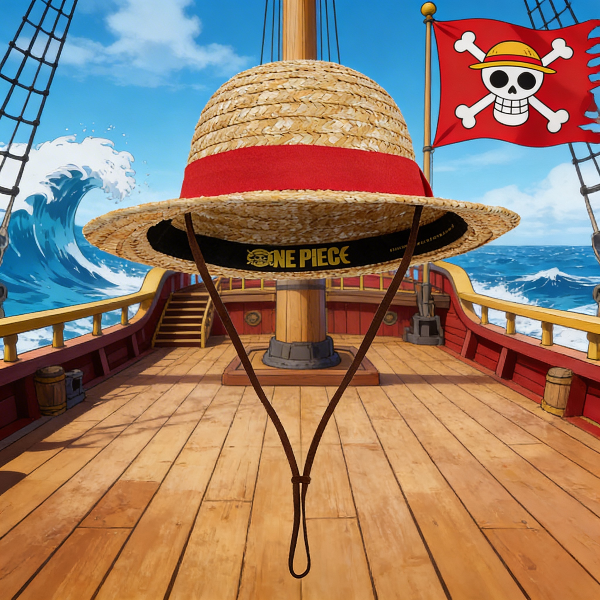 Anime Cosplay Netflix - One Piece Officially Licensed Straw Hat