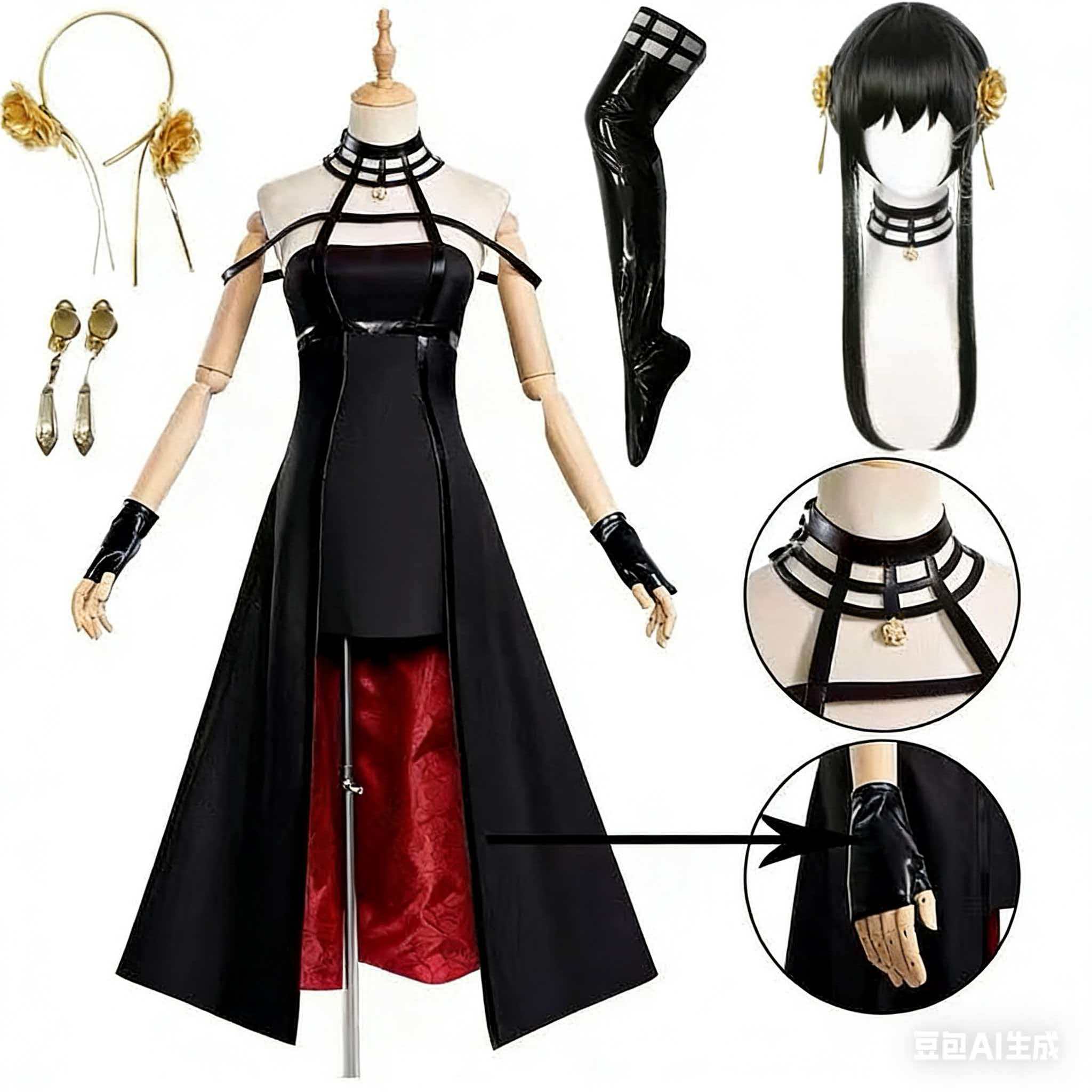 Anime Cosplay Yor Forger - Yor Forger Cosplay costume Headband Elastic