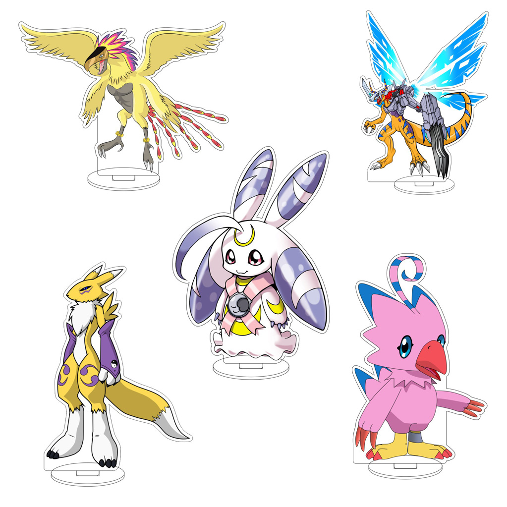 Anime Cosplay Rental - 16CM Anime Digital Monster Hououmon Metal