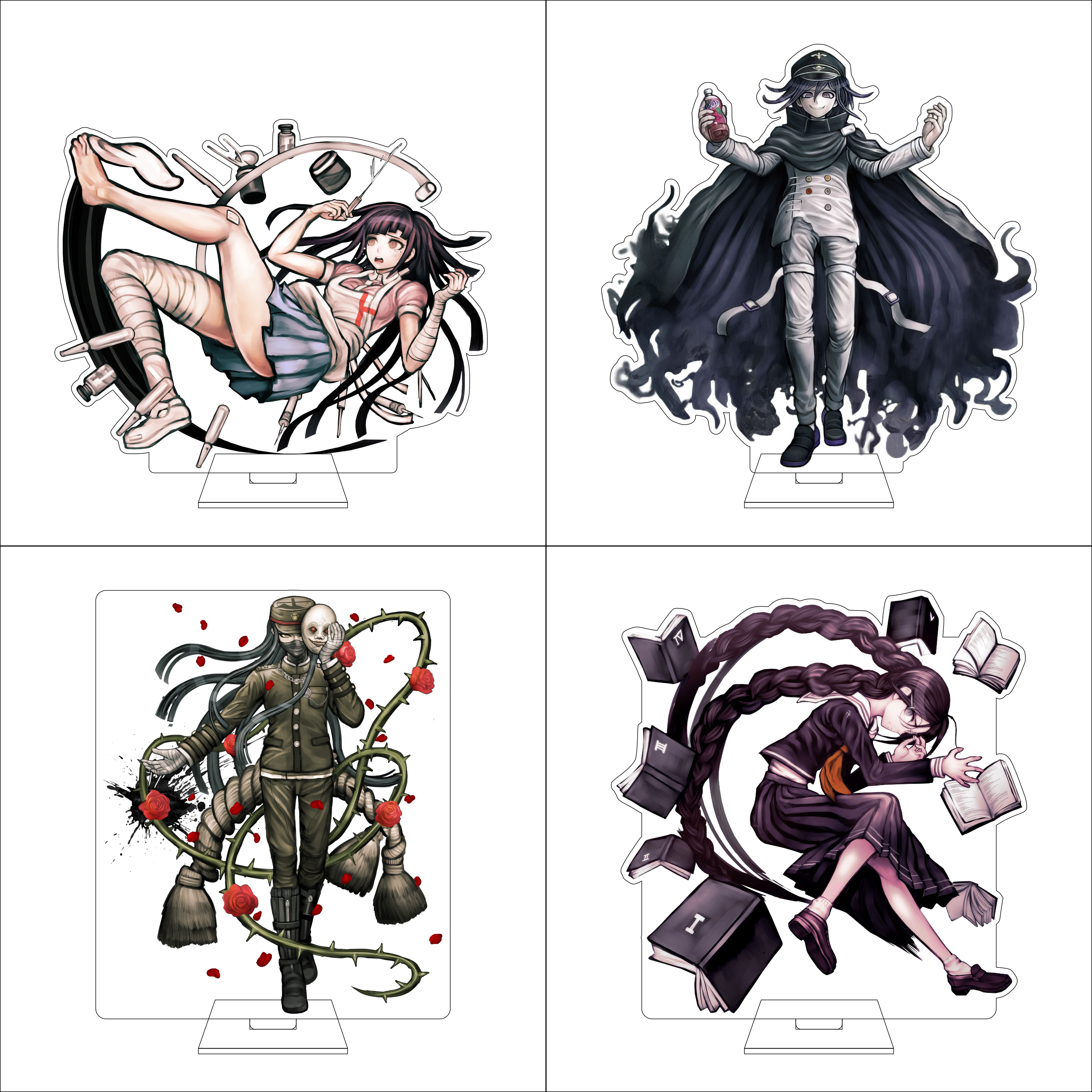Anime Cosplay Rental - 16CM Anime Danganronpa Cosplay Acrylic Figure