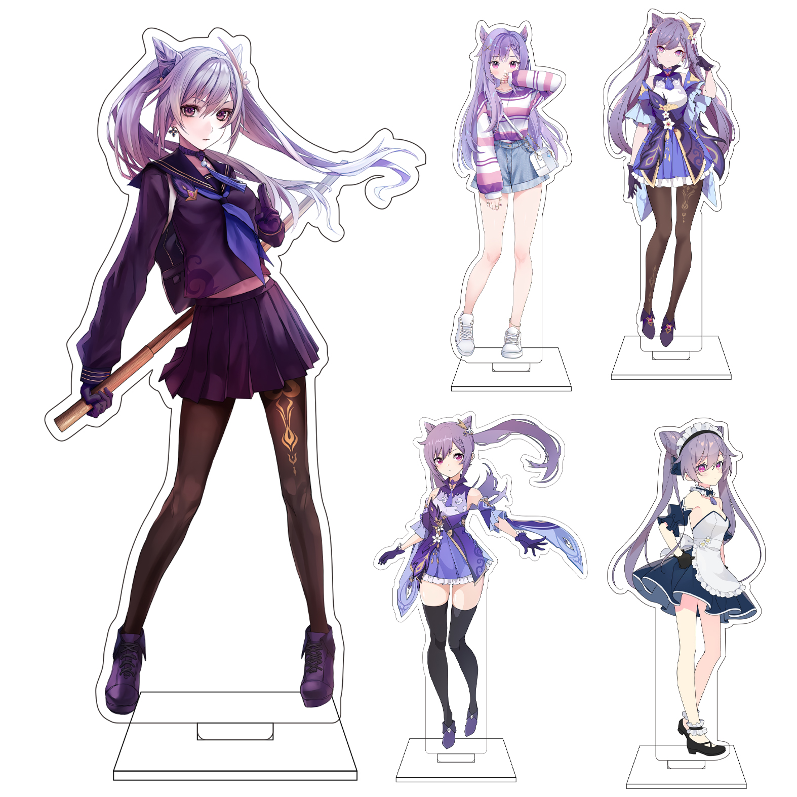 Anime Cosplay Rental - 16CM Anime Genshin Impact Cosplay Acrylic