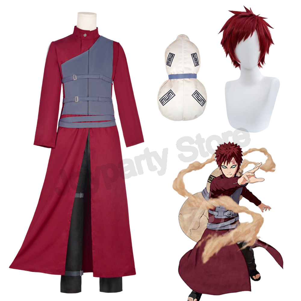 Anime Cosplay Ninja - Gaara Cosplay Costume Sand Five Dynasties