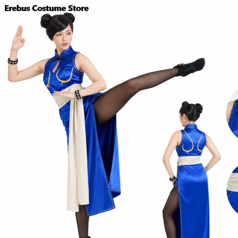 Adult Sexy Chun Li Cosplay Cos - Anime Cosplay Live reseña y precio