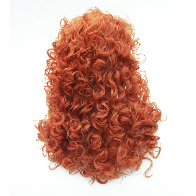 Anime Wigs Brave Legend Brave  - Anime Cosplay Orange Hair reseña y precio