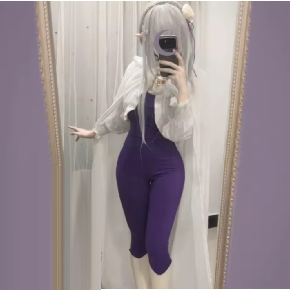 NEW Emilia Rezero Cosplay Cost - Anime Cosplay Live reseña y precio