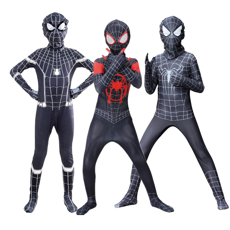 MARVEL Black Spider-man Costum - Anime Cosplay Youtube Shorts reseña y precio