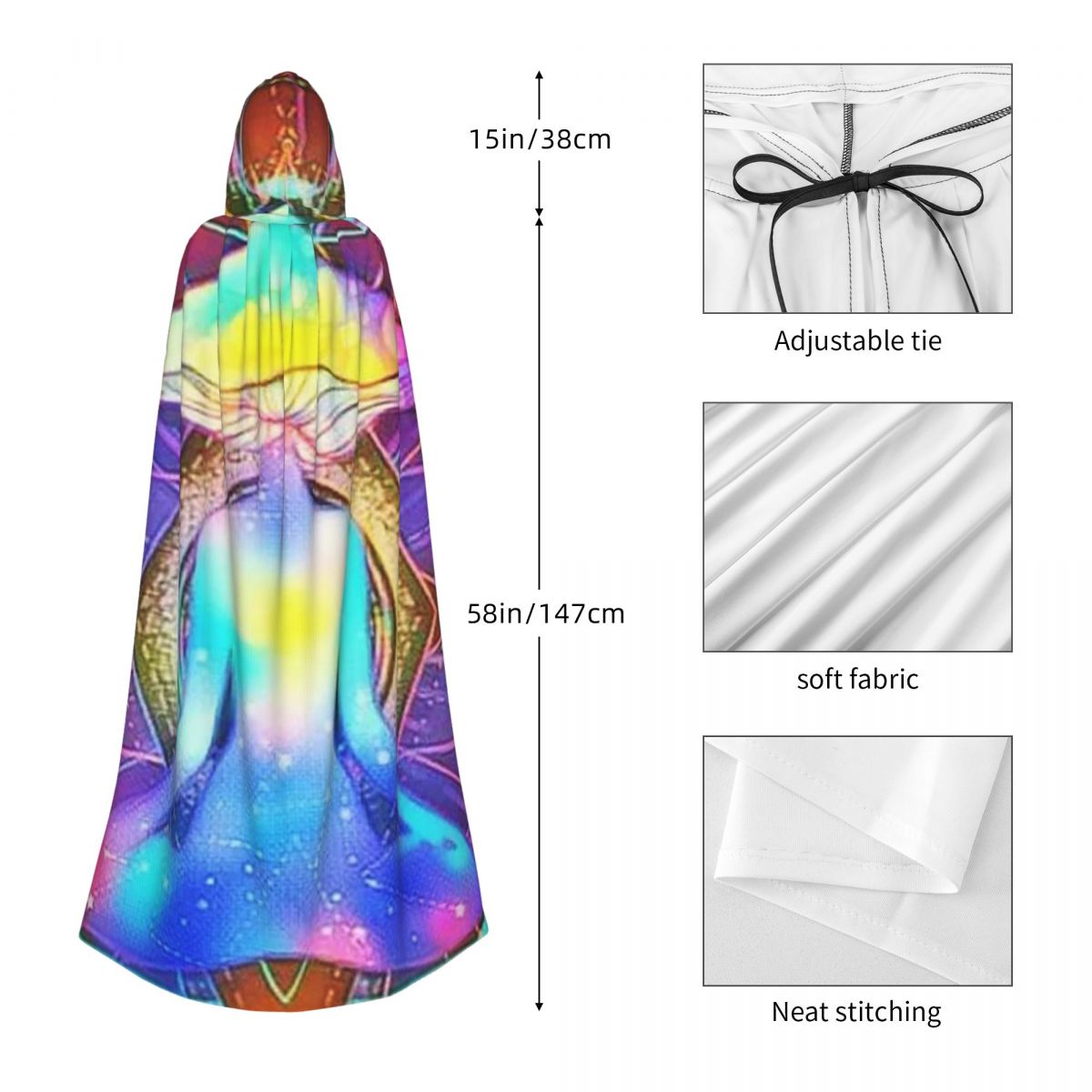 Illusory India Mandala Psyched - Anime Cosplay India reseña y precio