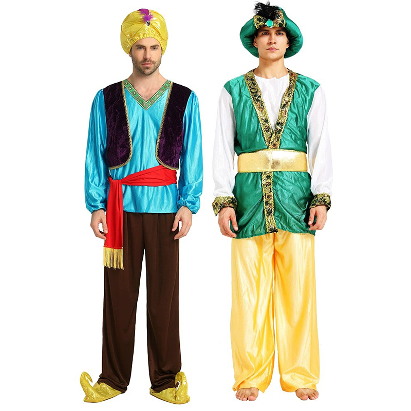 Men Cosplay Aladdin Lamp Genie - Anime Cosplay India reseña y precio