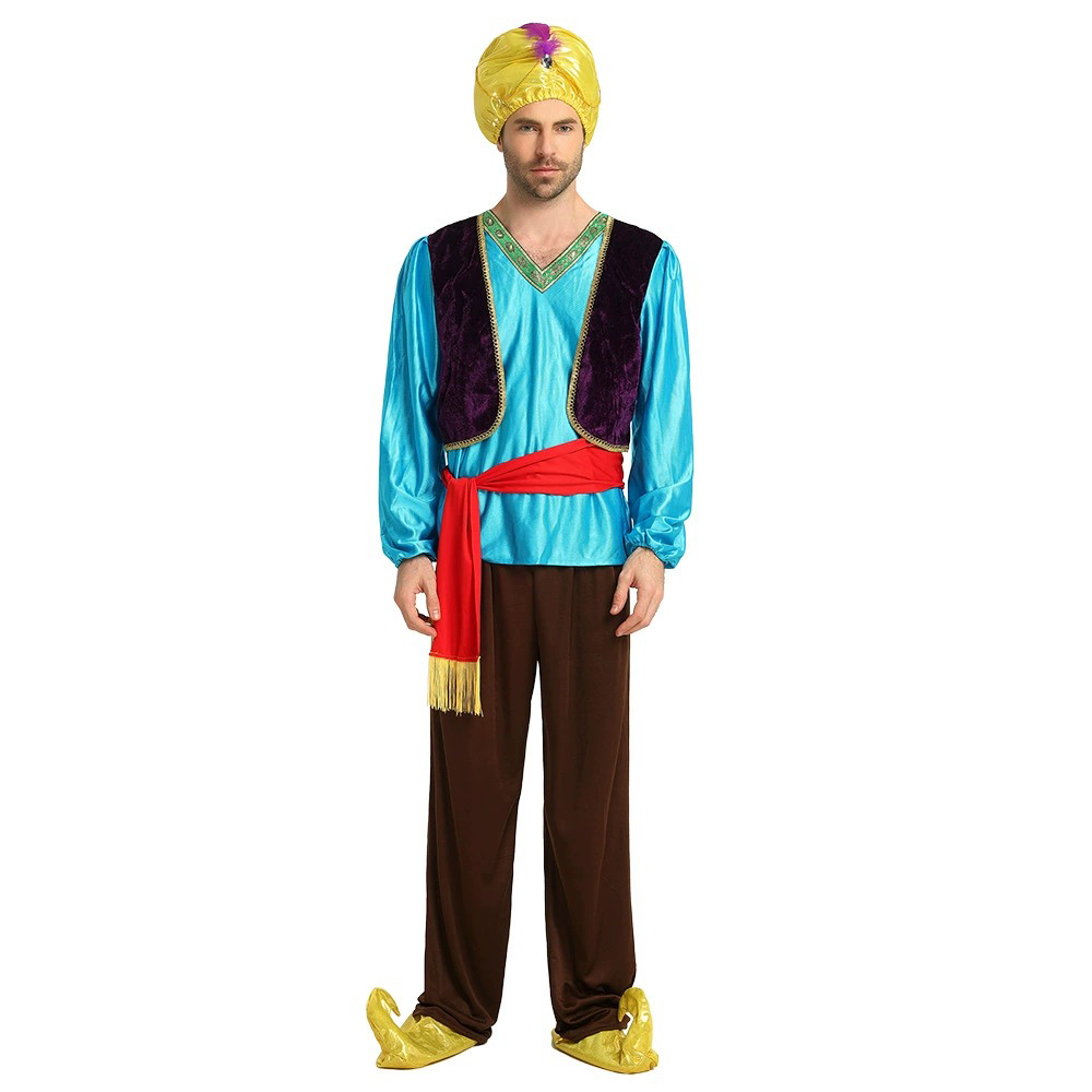 Men Cosplay Aladdin Lamp Genie - Anime Cosplay India reseña y precio