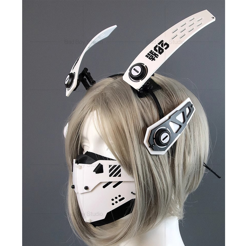 Cyberpunk Mask Cosplay Functio - Anime Cosplay Armor reseña y precio