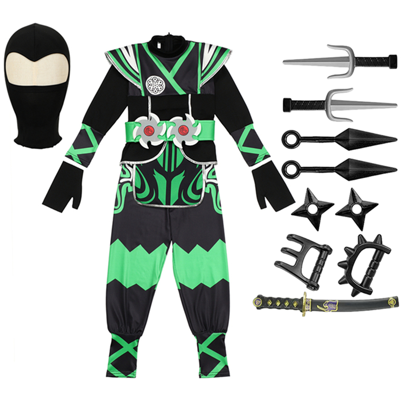 Japanese Ninja Costume Set for - Anime Cosplay Ninja reseña y precio