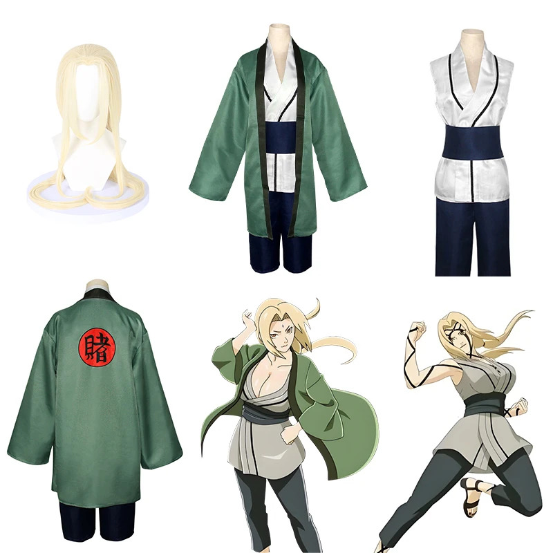 Tsunade Cosplay Costume Anime  - Anime Cosplay Youtube Shorts reseña y precio