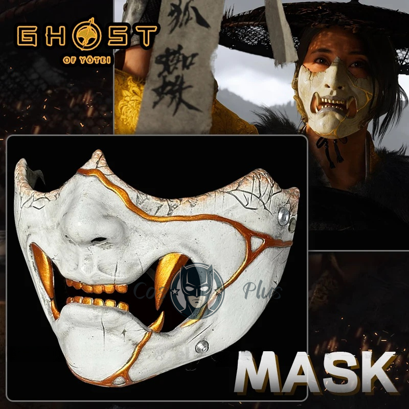 Game Ghost of Yotei Atsu Mask  - Anime Cosplay Dress reseña y precio