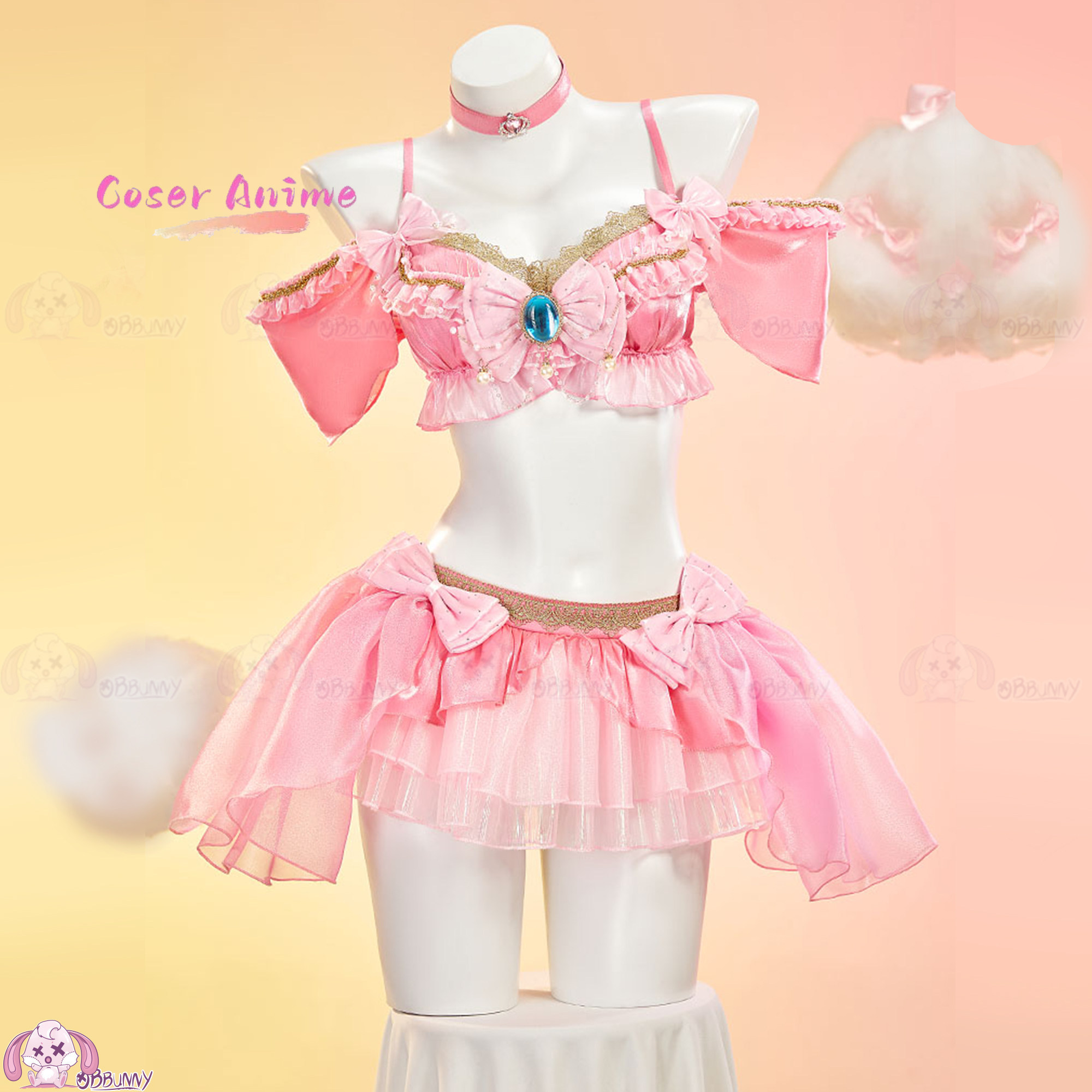 Sweet Peach Idol Mini Skirt Se - Anime Cosplay Festival reseña y precio