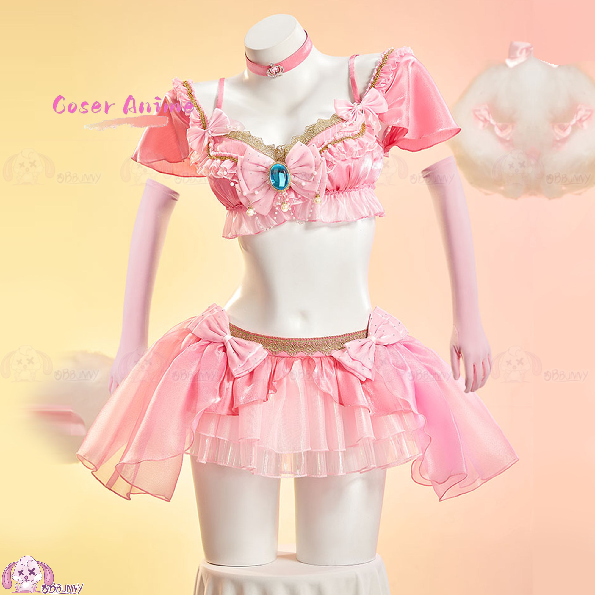 Sweet Peach Idol Mini Skirt Se - Anime Cosplay Festival reseña y precio