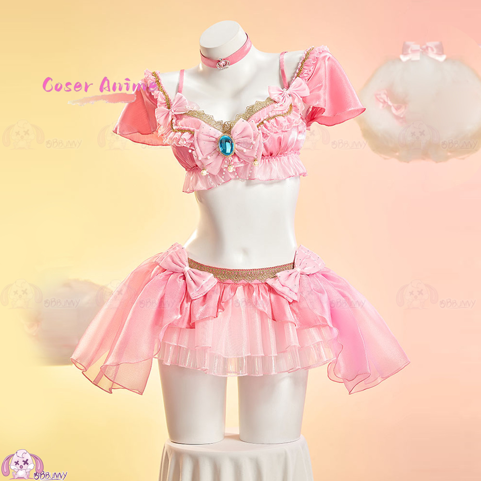 Sweet Peach Idol Mini Skirt Se - Anime Cosplay Festival reseña y precio