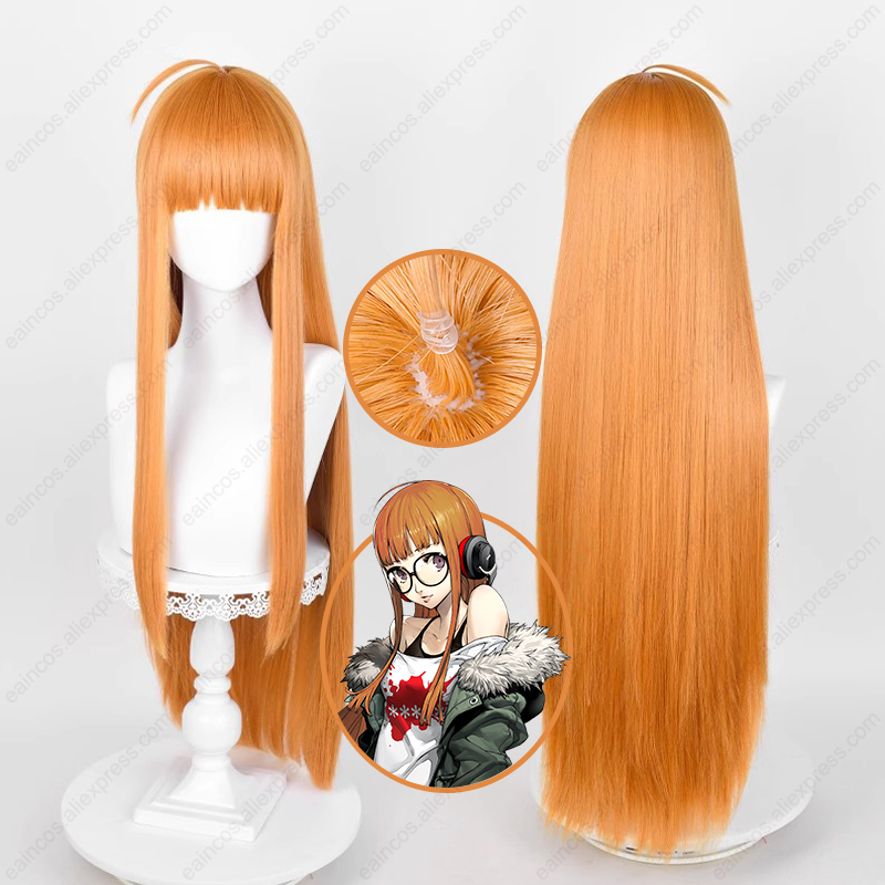 Anime Futaba Sakura Cosplay Wi - Anime Cosplay Orange Hair reseña y precio