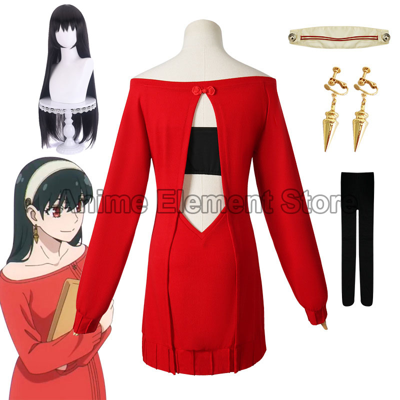 Anime SPY X FAMILY Cosplay Yor - Anime Cosplay Yor Forger reseña y precio