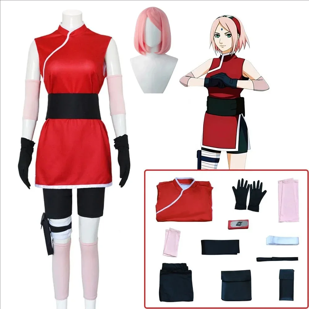 Haruno Sakura Cosplay Anime Co - Anime Cosplay Ninja reseña y precio