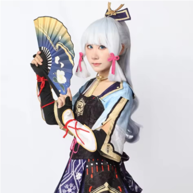 Kamisato Ayaka Cosplay Kostüm  - Anime Cosplay Dress reseña y precio