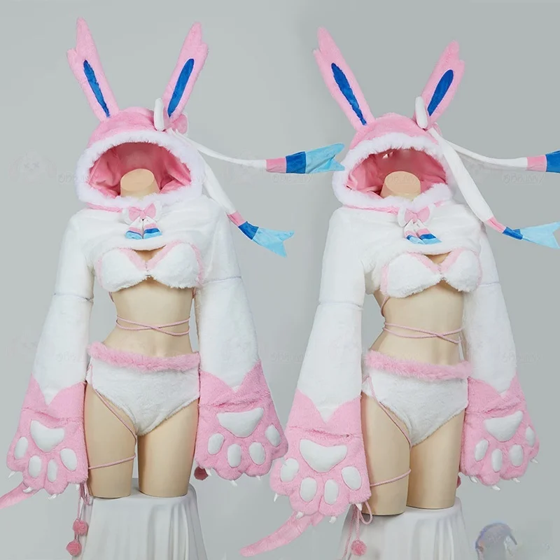 Sylveon Nymphali Feelinara Cos - Anime Cosplay Festival reseña y precio