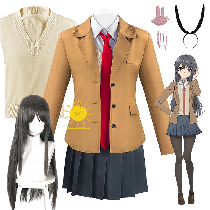 Anime Sakurajima Mai Cosplay R - Cosplay Anime Bunny Girl reseña y precio
