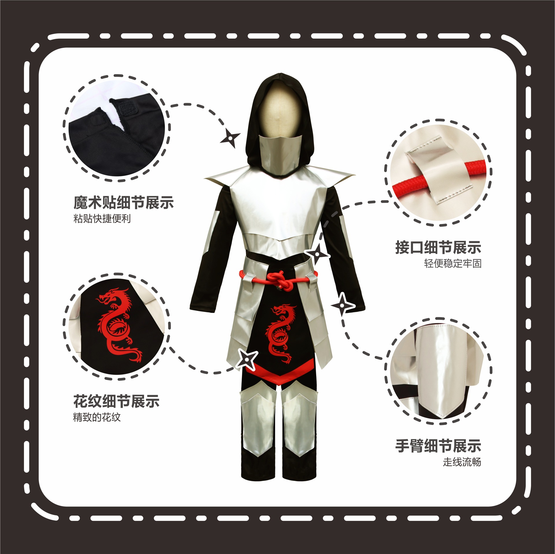 Halloween cos ninja costumes c - Anime Cosplay Ninja reseña y precio
