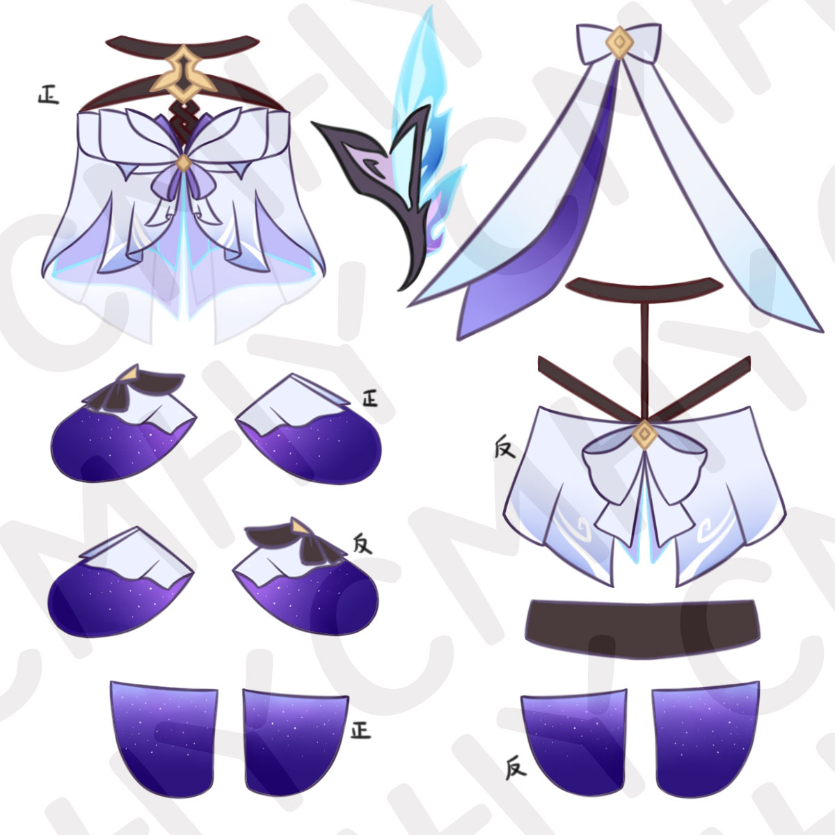 Game Genshin Impact Skirk Cat  - Anime Cosplay Dress reseña y precio