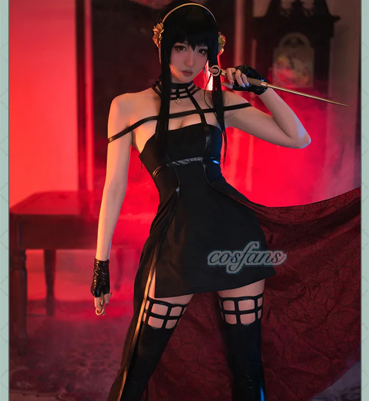 Spy X Family Yor Forger Cospla - Anime Cosplay Yor Forger reseña y precio