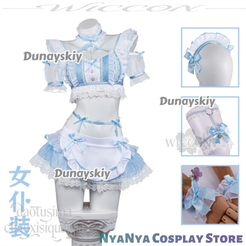 Y2K Jirai Kei Kawaii ACG Nijig - Anime Cosplay Maid reseña y precio