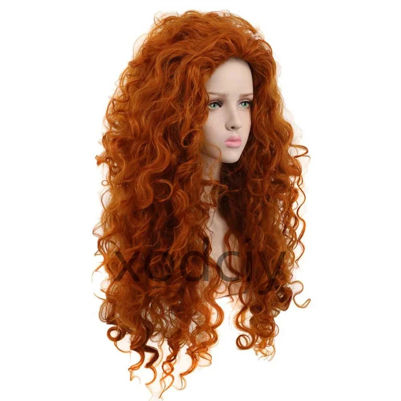 EW5DY20Movie Brave Princess Me - Anime Cosplay Orange Hair reseña y precio
