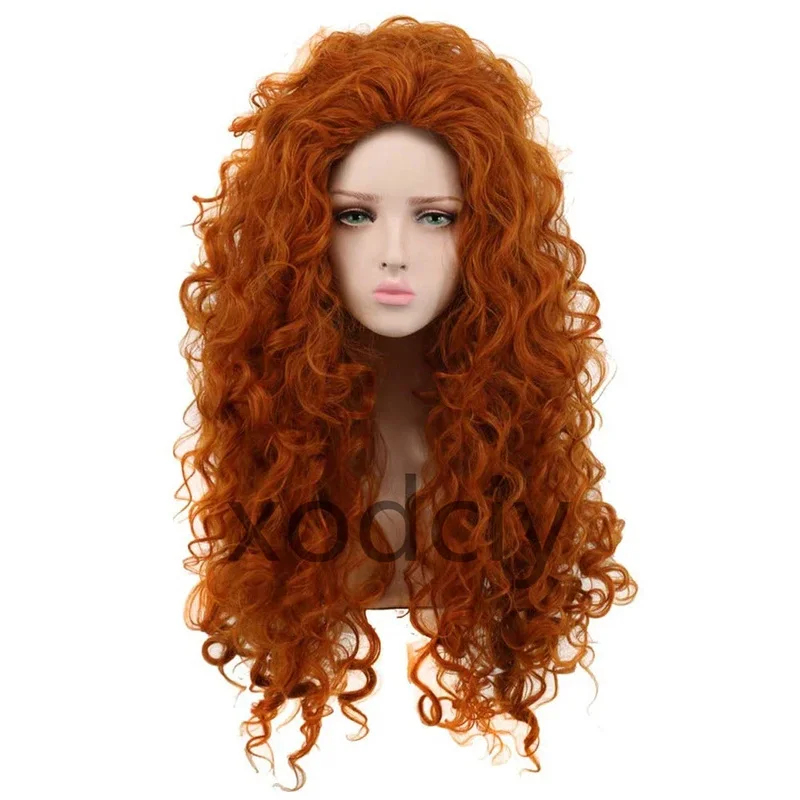 EW5DY20Movie Brave Princess Me - Anime Cosplay Orange Hair reseña y precio