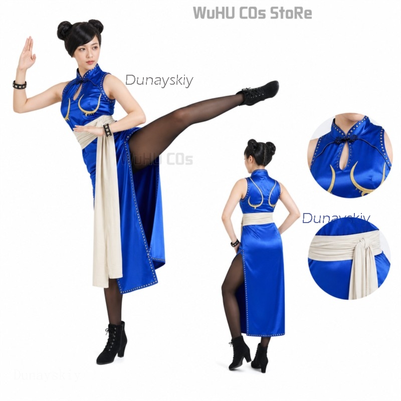 Adult Sexy Street Chun Li Cosp - Anime Cosplay Live reseña y precio