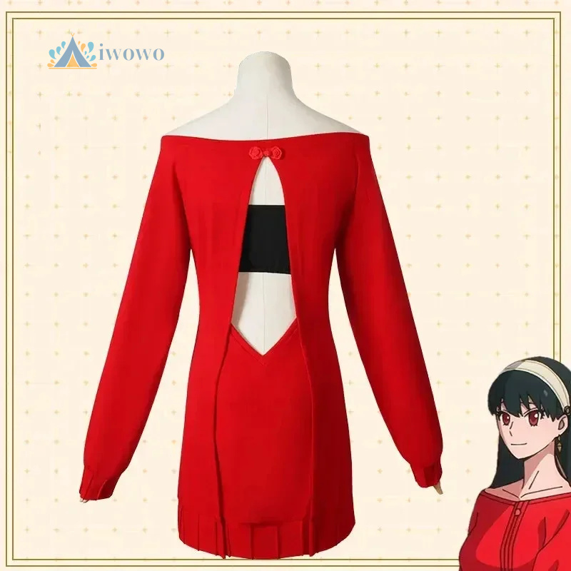 Yor Forger Cosplay Long Red Kn - Anime Cosplay Yor Forger reseña y precio