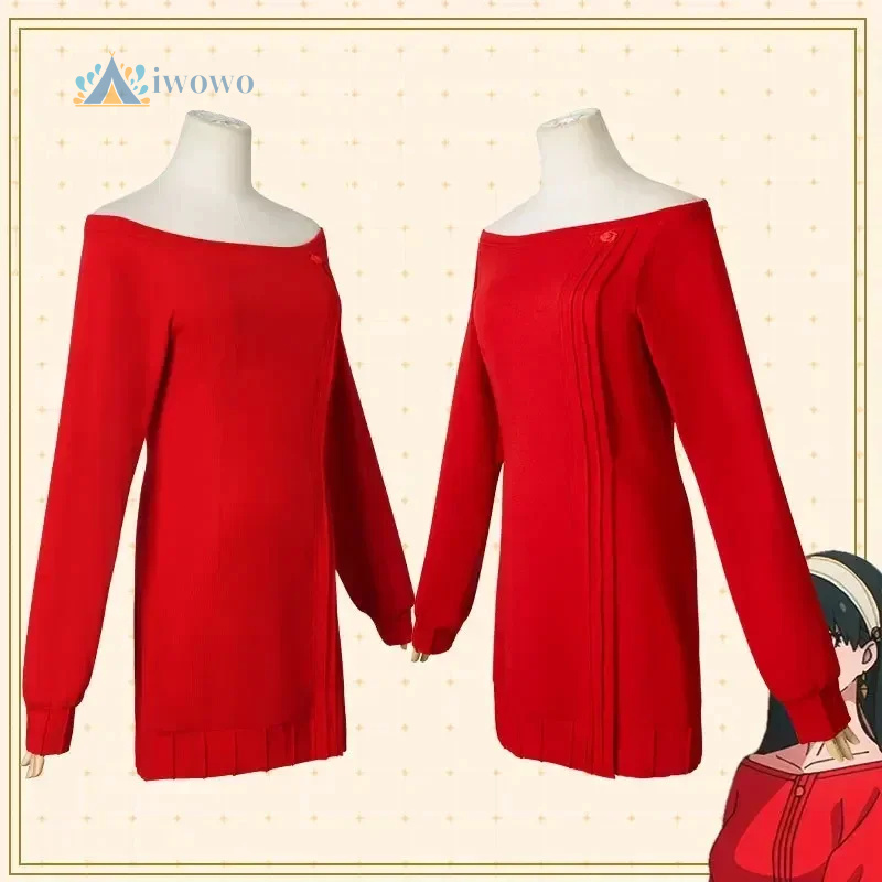 Yor Forger Cosplay Long Red Kn - Anime Cosplay Yor Forger reseña y precio