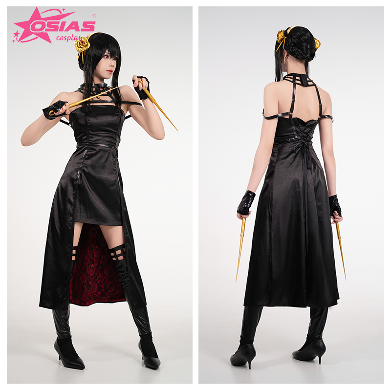 OSIAS Yor Forger Cosplay Costu - Anime Cosplay Yor Forger reseña y precio