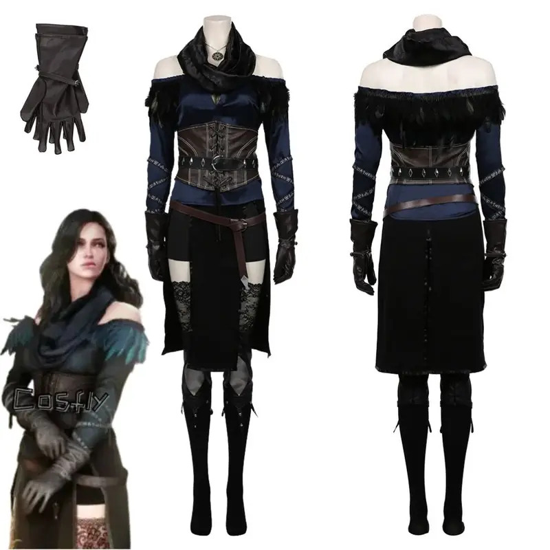Yennefer Cosplay Fantasia Cost - Anime Cosplay Youtube Shorts reseña y precio