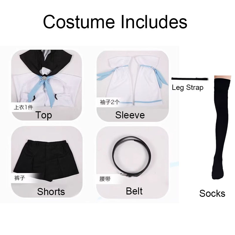 Vtuber Shirakami Fubuki Cospla - Anime Cosplay Meme reseña y precio