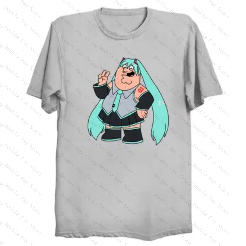 Peter Griffin Miku Meme T-Shir - Anime Cosplay Meme reseña y precio