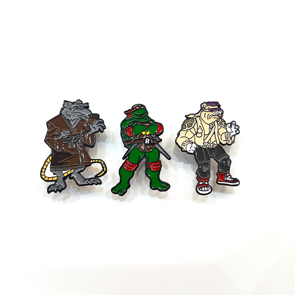 3pcs Vintage Ninja Turtles Pin - Anime Cosplay Ninja reseña y precio