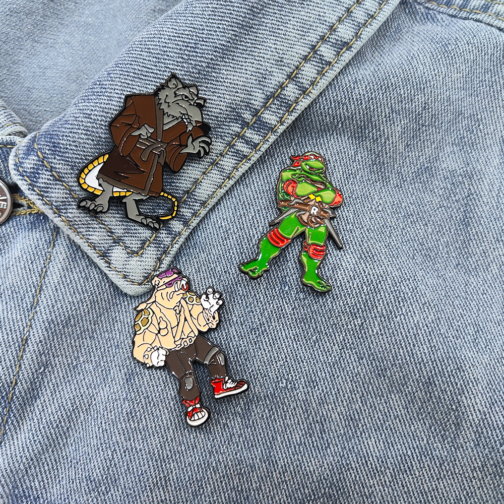 3pcs Vintage Ninja Turtles Pin - Anime Cosplay Ninja reseña y precio