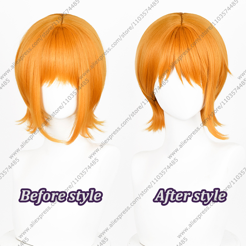 Anime Nami Cosplay Wigs 30cm O - Anime Cosplay Orange Hair reseña y precio