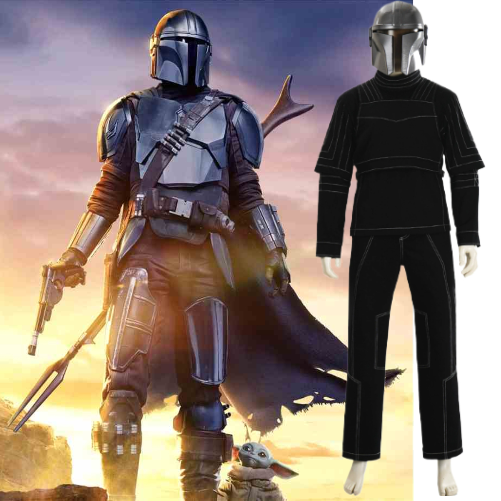 Din Djarin Roleplay Vest Pants - Anime Cosplay Armor reseña y precio